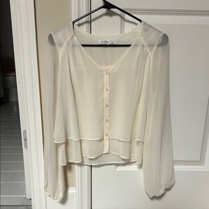 BCBGeneration Flowy Shirt. Size XS